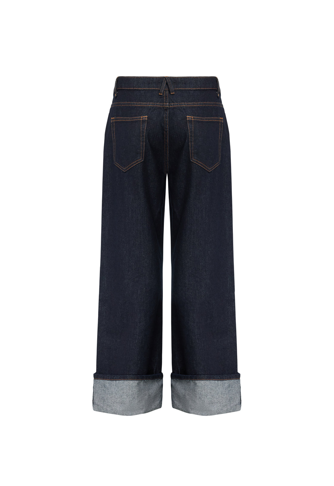 TOP MODEL CUFFED JEAN - DARK DENIM