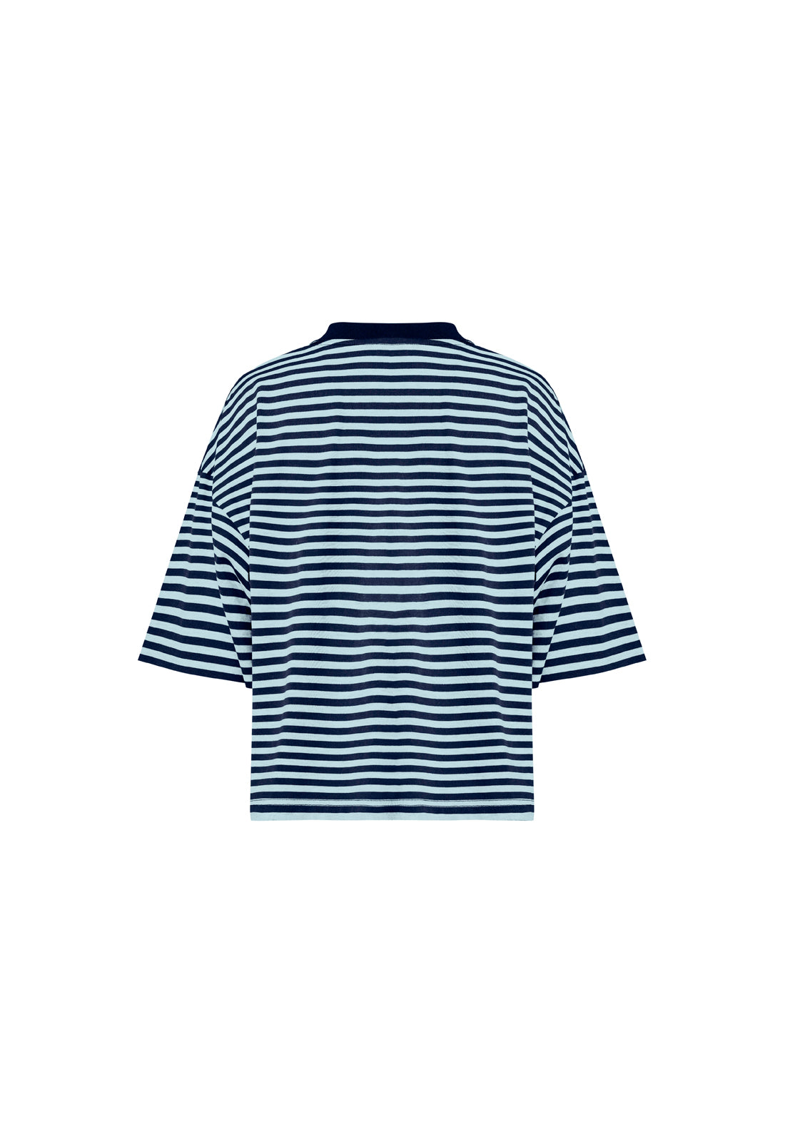 BLOOM SHORT SLEEVE - NAVY SEA STRIPE