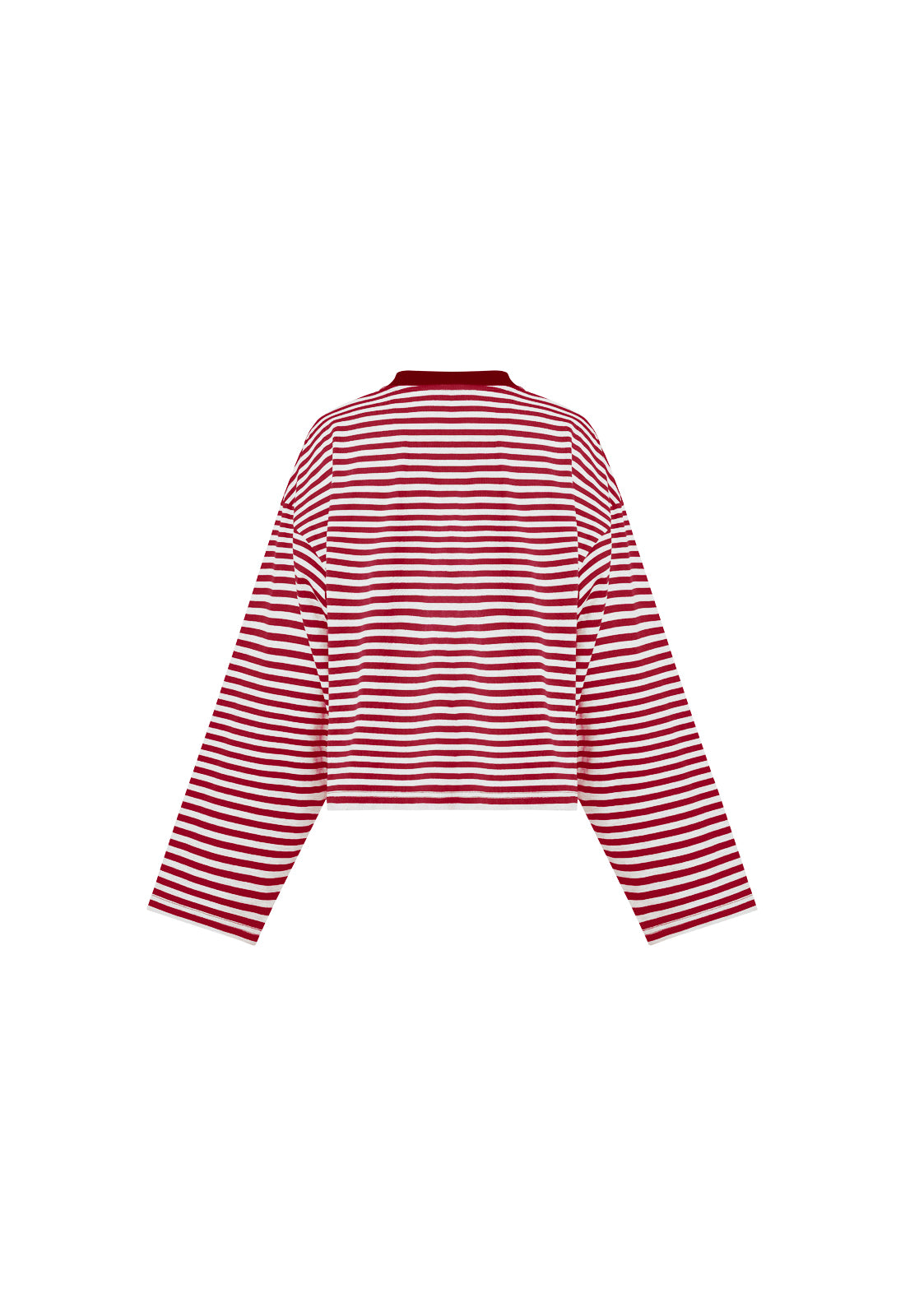 BLOOM LONG SLEEVE - WINE STRIPE