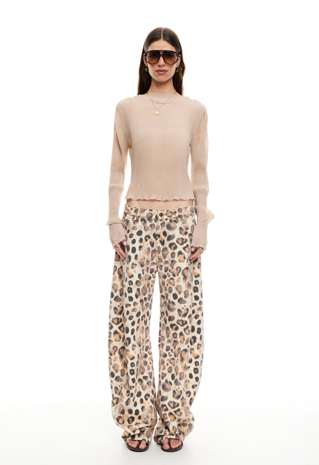 HORSESHOE JEAN - LEOPARD