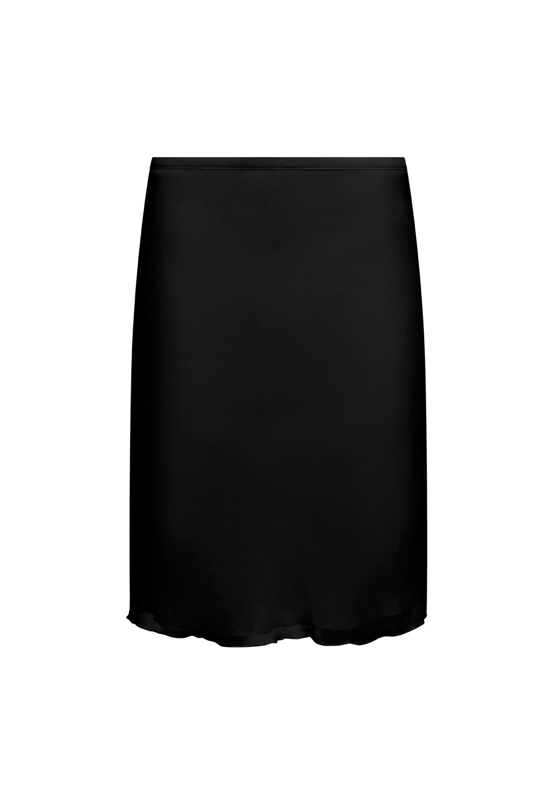 SHORELINE MIDI SKIRT - OBSIDIAN