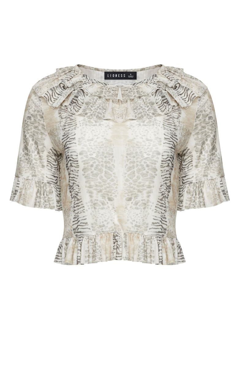 FIRST LIGHT BLOUSE - MULTI ANIMAL