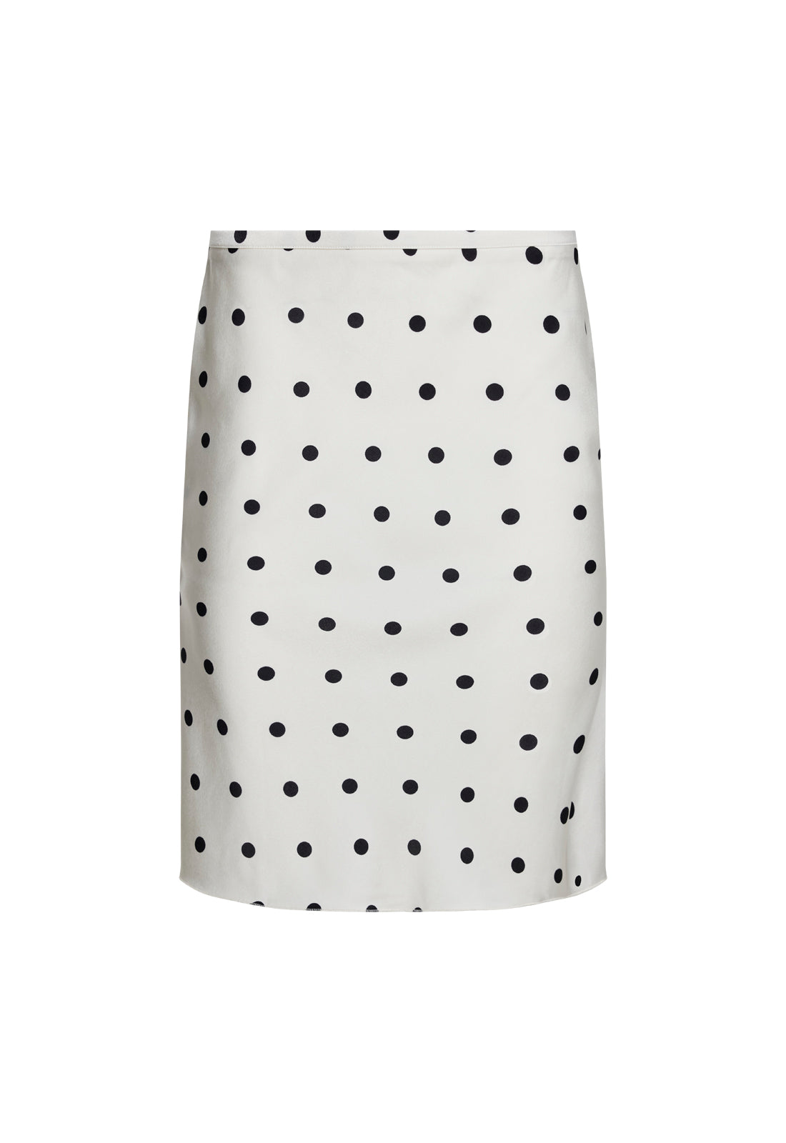 SHORELINE MIDI SKIRT - CREAM POLKA