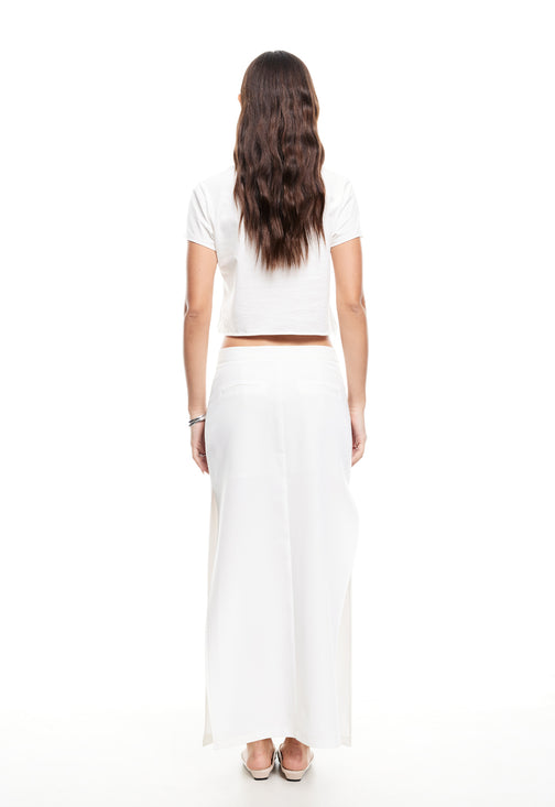 LUNE MAXI SKIRT - FOAM