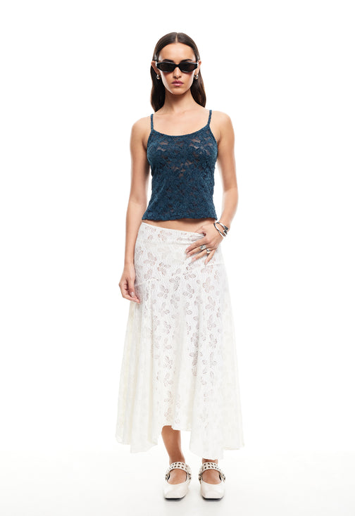 TIDAL MIDI SKIRT - FOAM