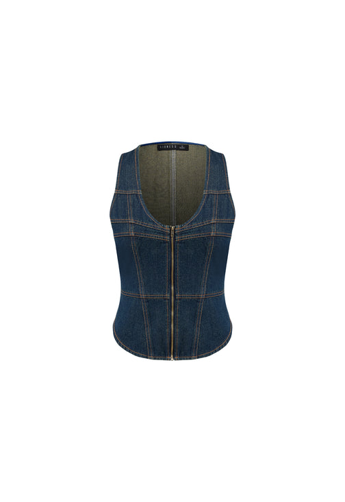 WESTWOOD TOP - INDIGO