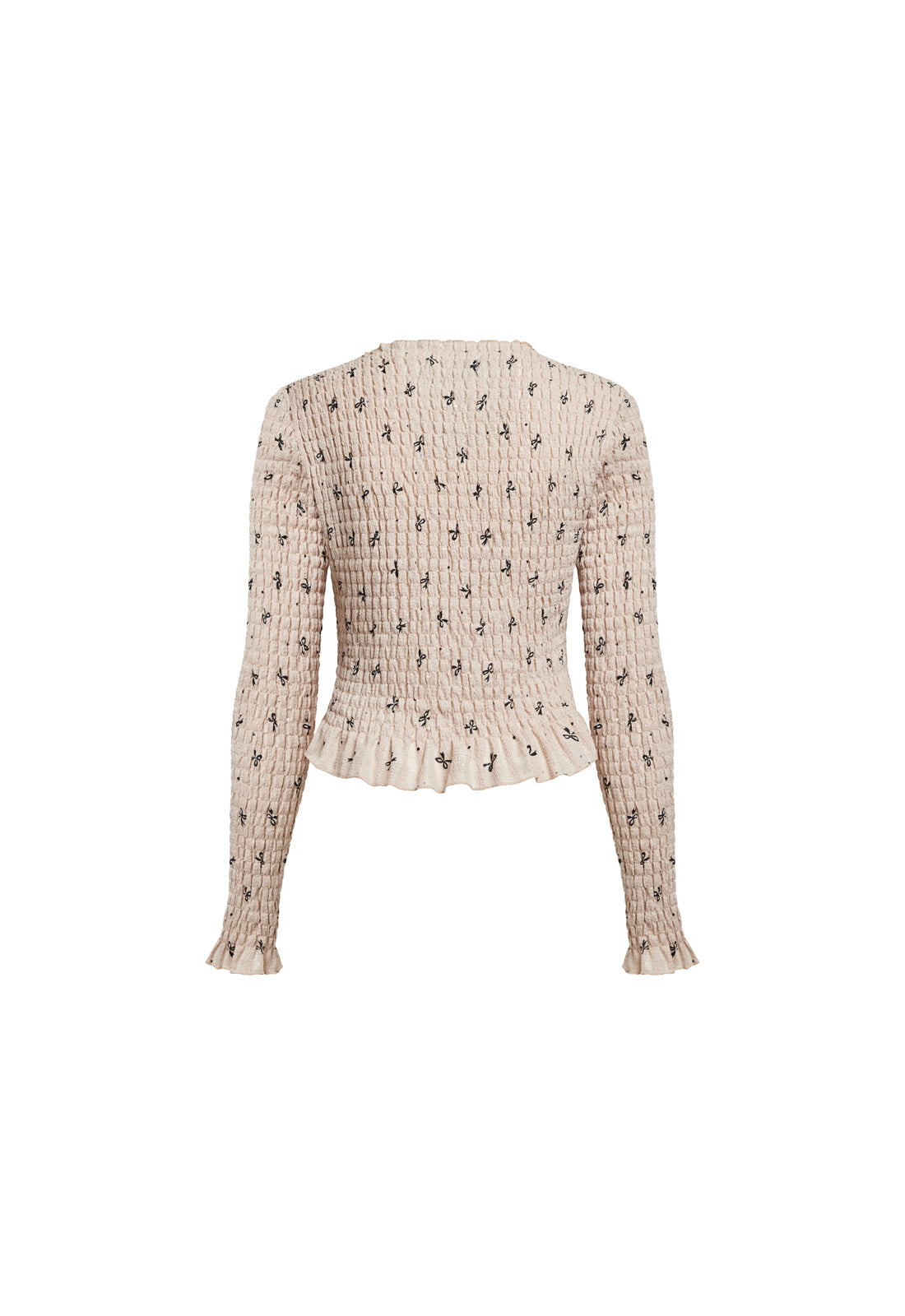 TERRA LONG SLEEVE - BEIGE BOW