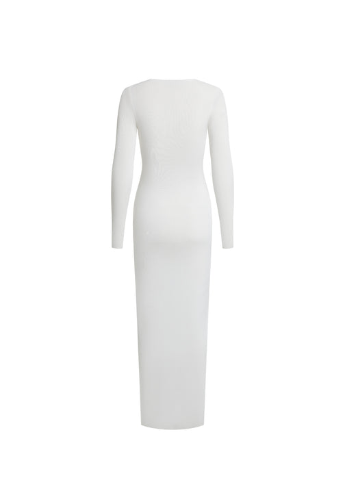 HOMECOMING LONG SLEEVE MAXI DRESS - IVORY