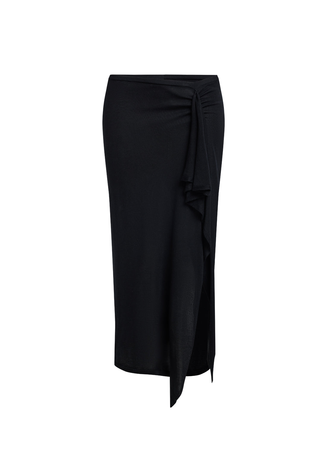 BANKS MIDI SKIRT - ONYX