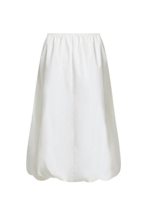 INTUITION BUBBLE MIDI SKIRT - IVORY