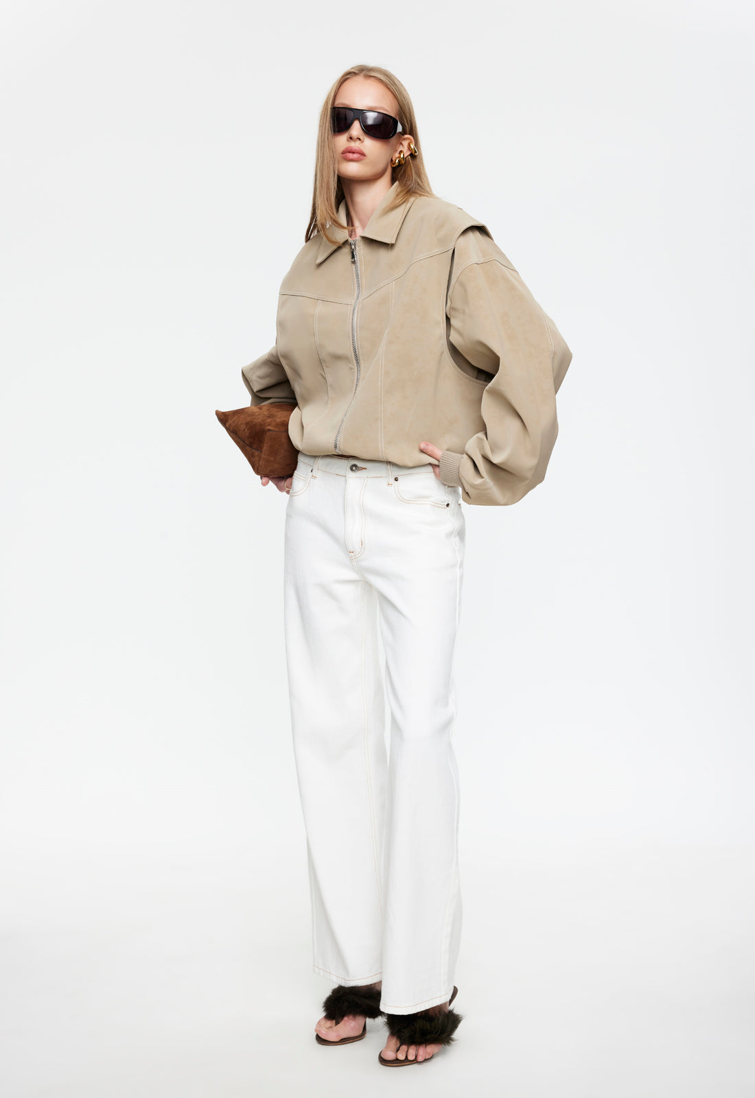 VISTA BOMBER - LATTE