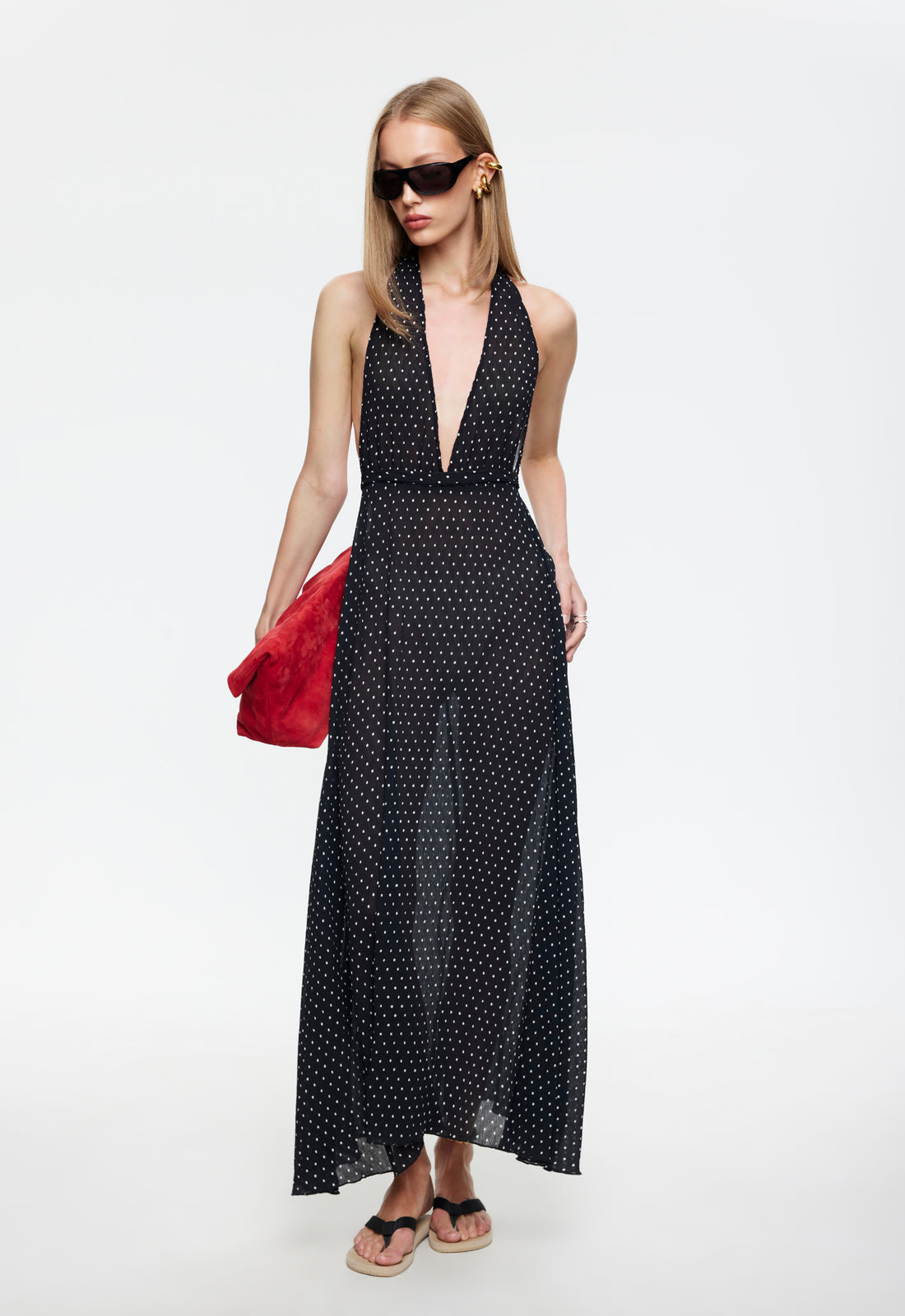 DISTRICT MAXI - ONYX POLKA LIONESS FASHION DISTRICT MAXI - ONYX POLKA LIONESS FASHION
