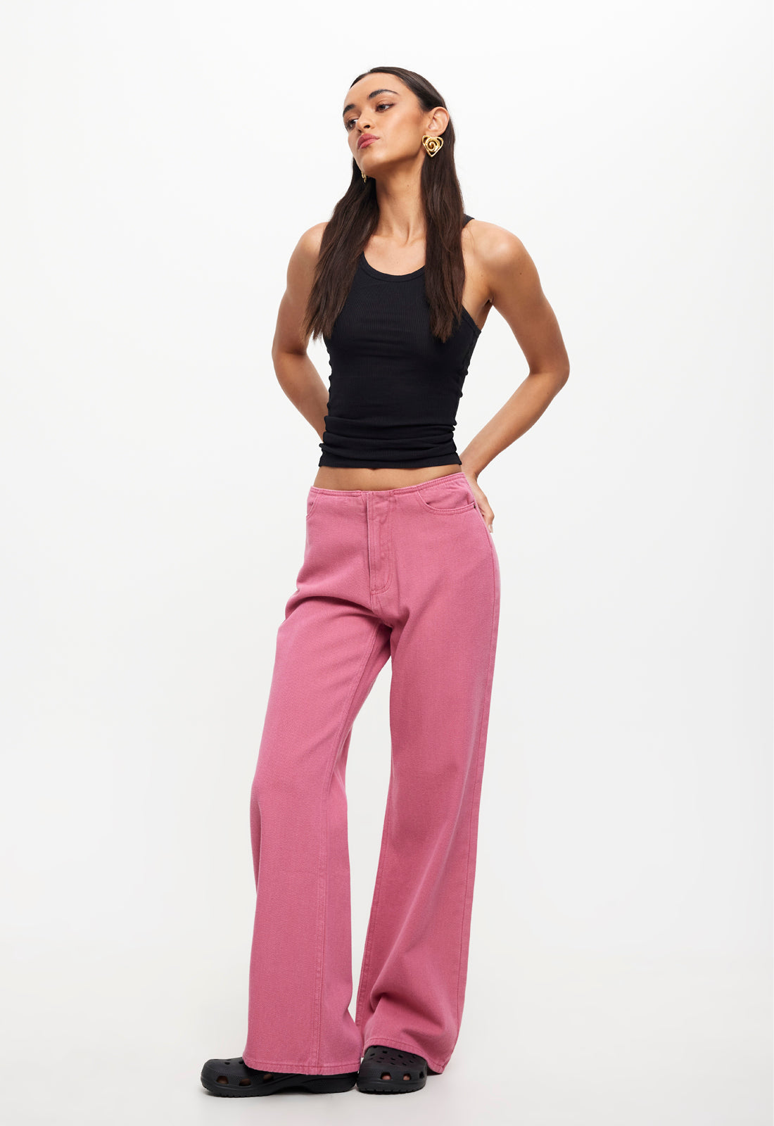 PRACTICAL MAGIC JEAN - HOT PINK – LIONESS FASHION