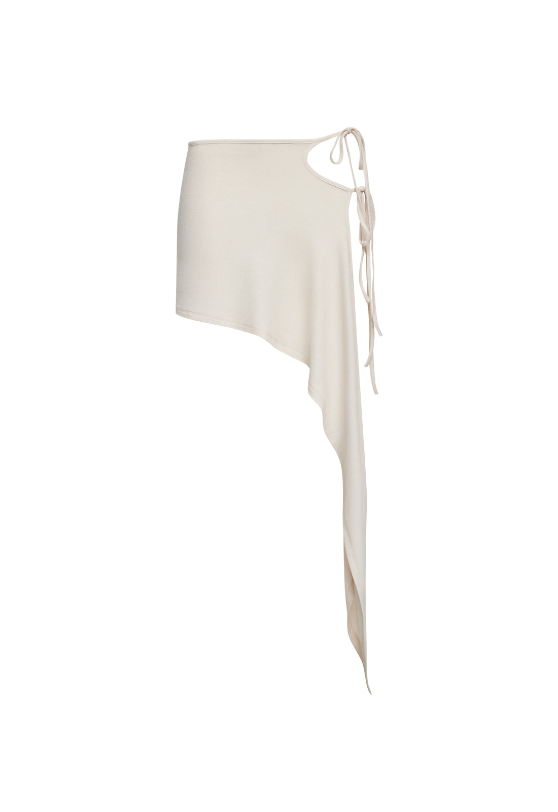 MOSS MIDI SKIRT - PORCELAIN