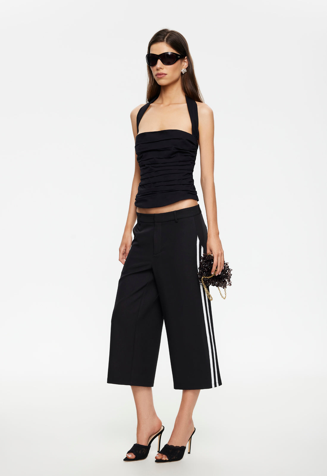 AMORE HALTER TOP - NOIR