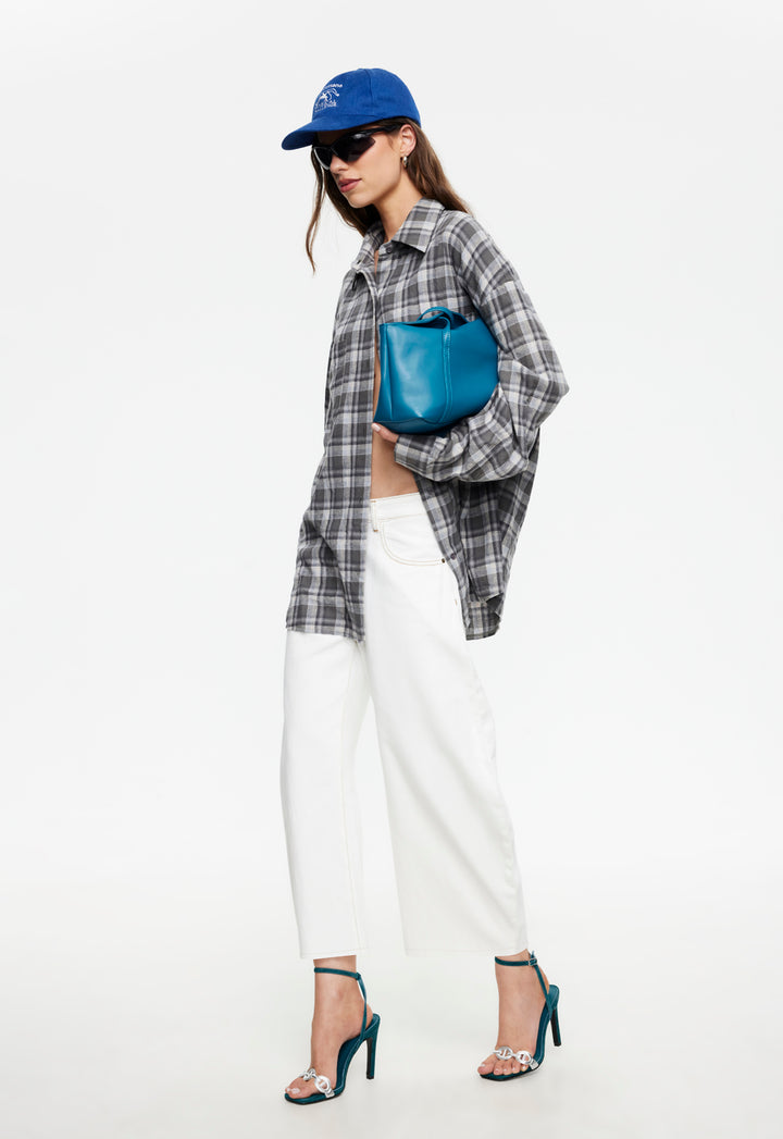 HORSESHOE CROPPED JEAN - PORCELAIN
