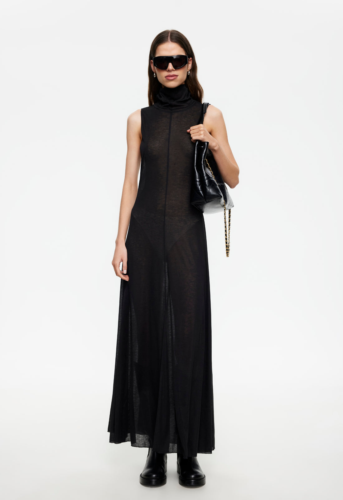 LAST LIGHT MAXI DRESS - ONYX