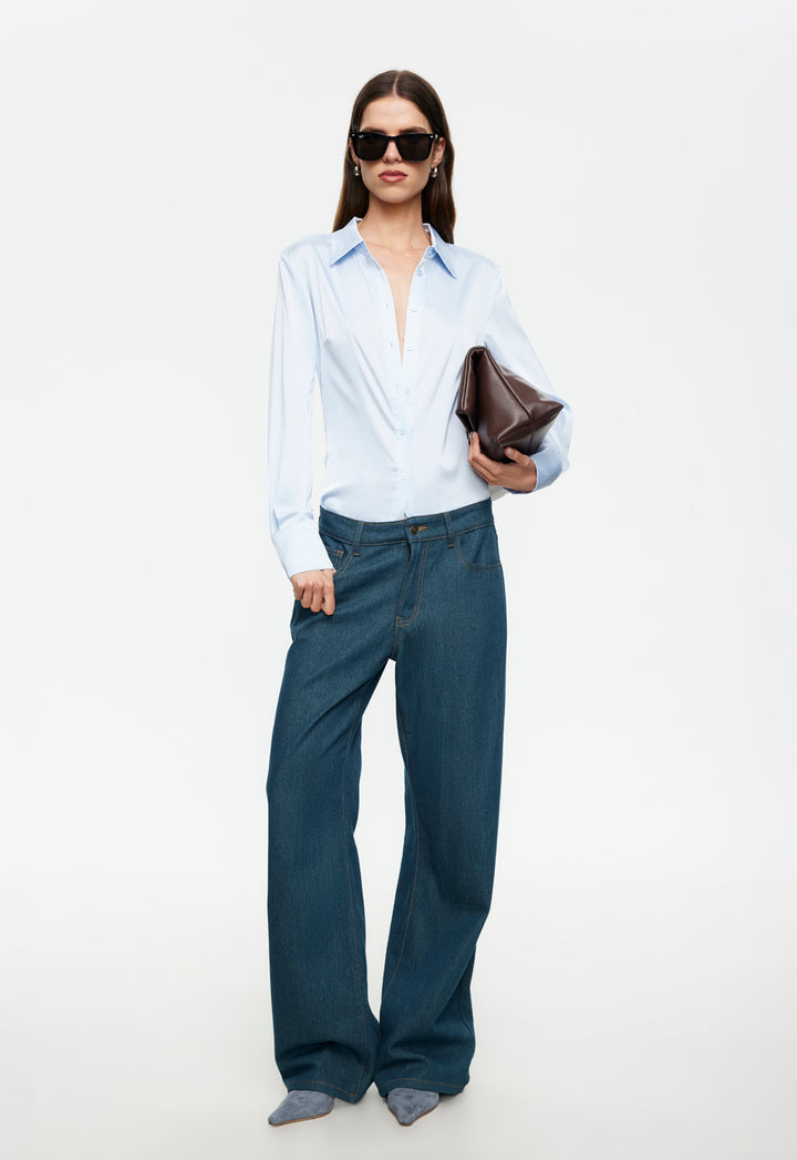 PEAK JEAN - WASHED BLUE