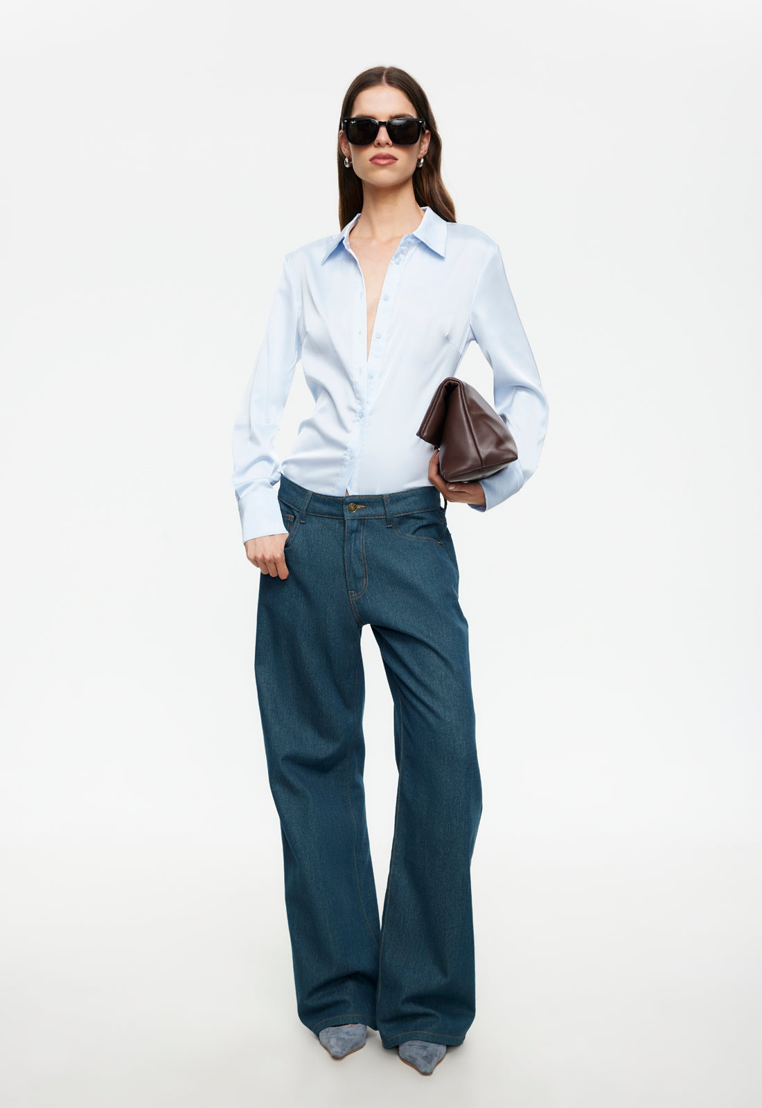 PEAK JEAN - WASHED BLUE