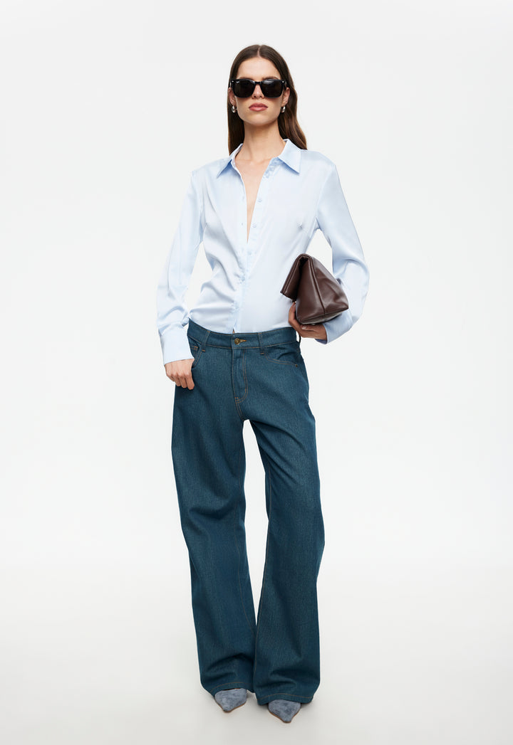 PEAK JEAN - WASHED BLUE