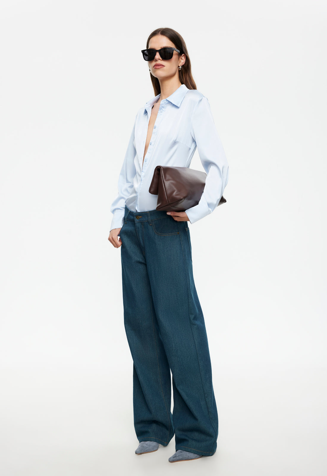 PEAK JEAN - WASHED BLUE