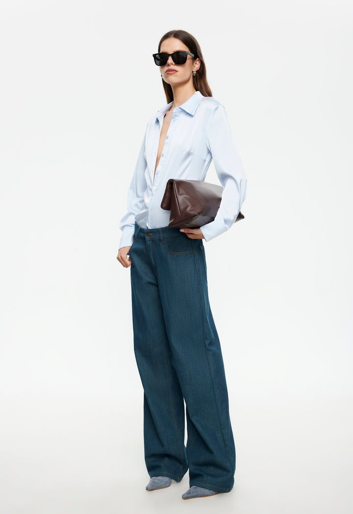 PEAK JEAN - WASHED BLUE