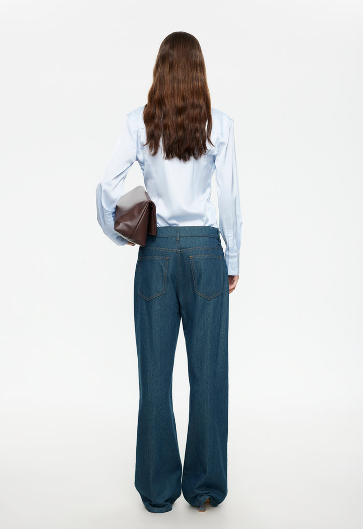PEAK JEAN - WASHED BLUE