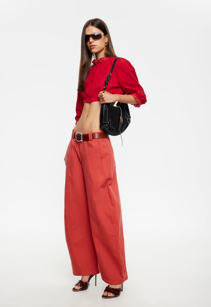 SIDELINE JEAN - CRIMSON