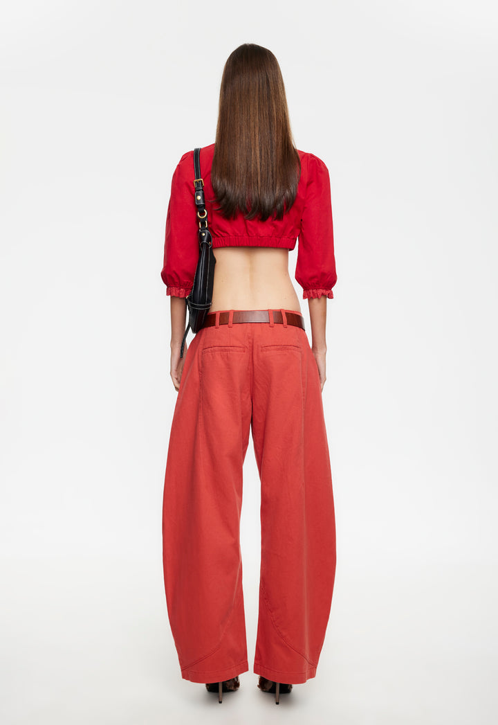 SIDELINE JEAN - CRIMSON