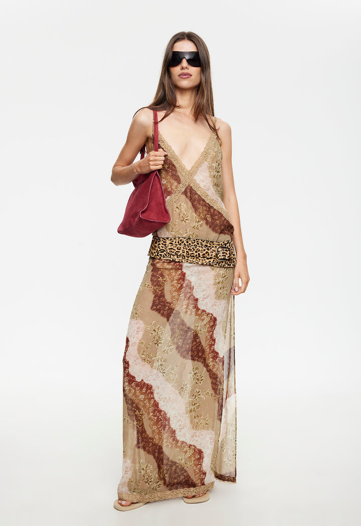 MELROSE MAXI DRESS - VINTAGE FLORAL