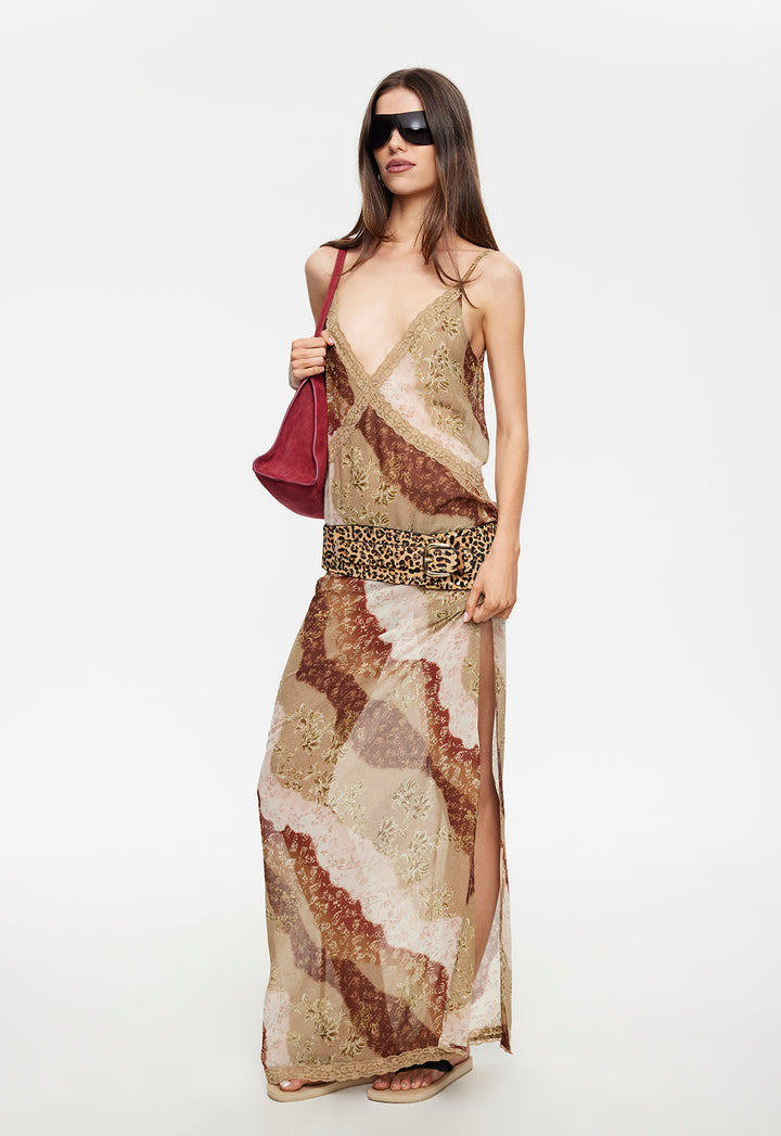 MELROSE MAXI DRESS - VINTAGE FLORAL