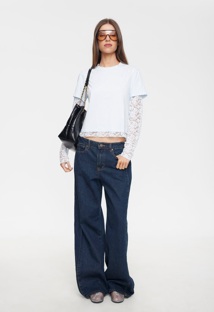 BABY BOTTEGA TEE - SOFT BLUE