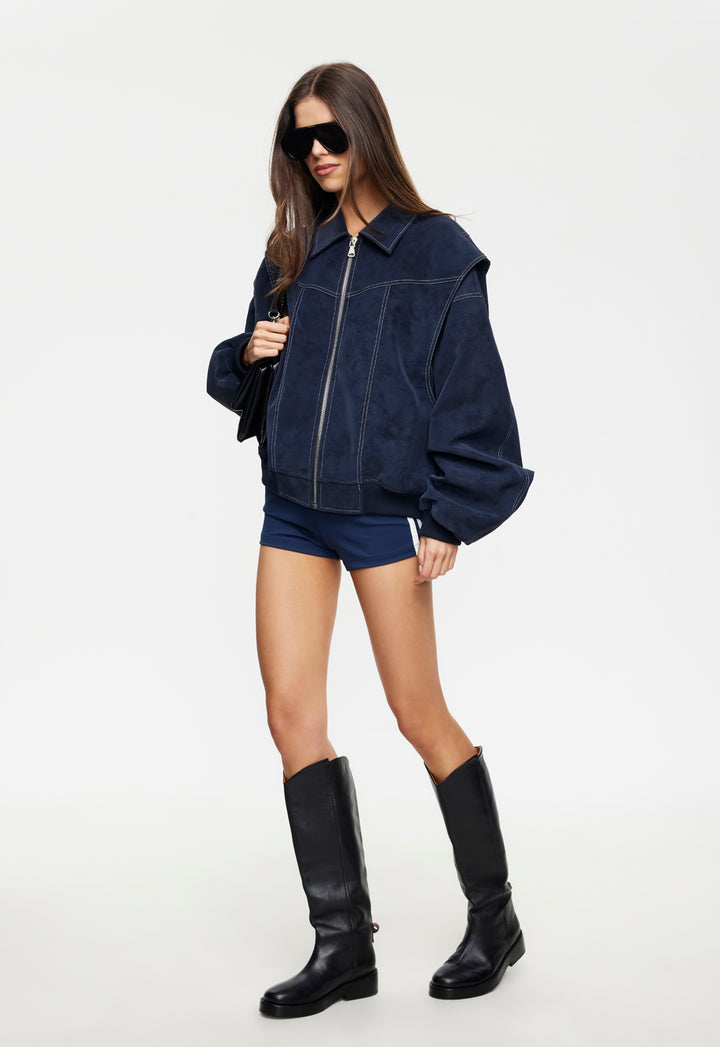 VISTA BOMBER - WASHED NAVY