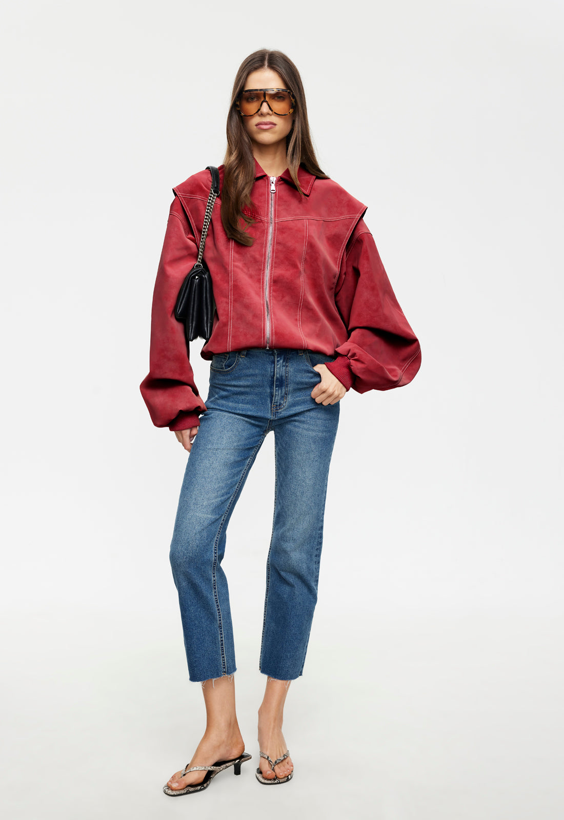 VISTA BOMBER - CRIMSON