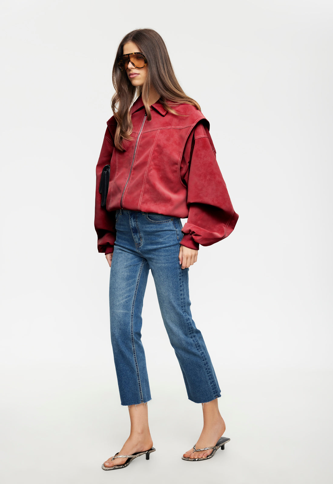 VISTA BOMBER - CRIMSON