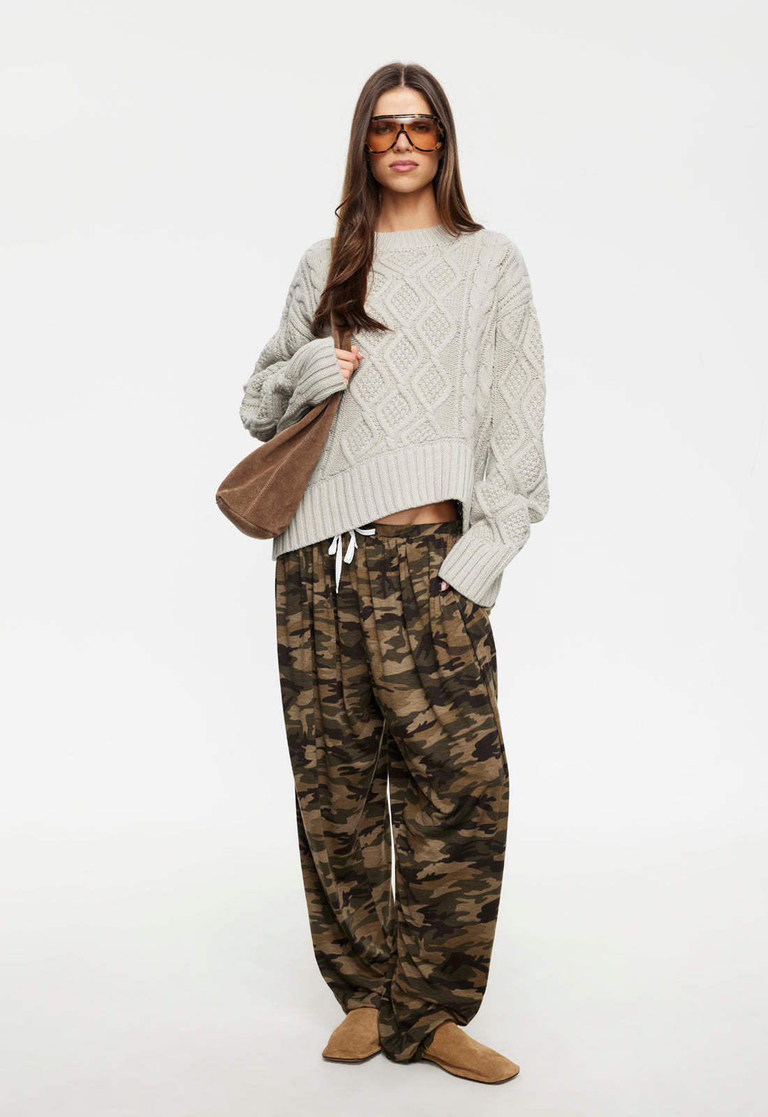 LIAISON CABLE KNIT - ASH