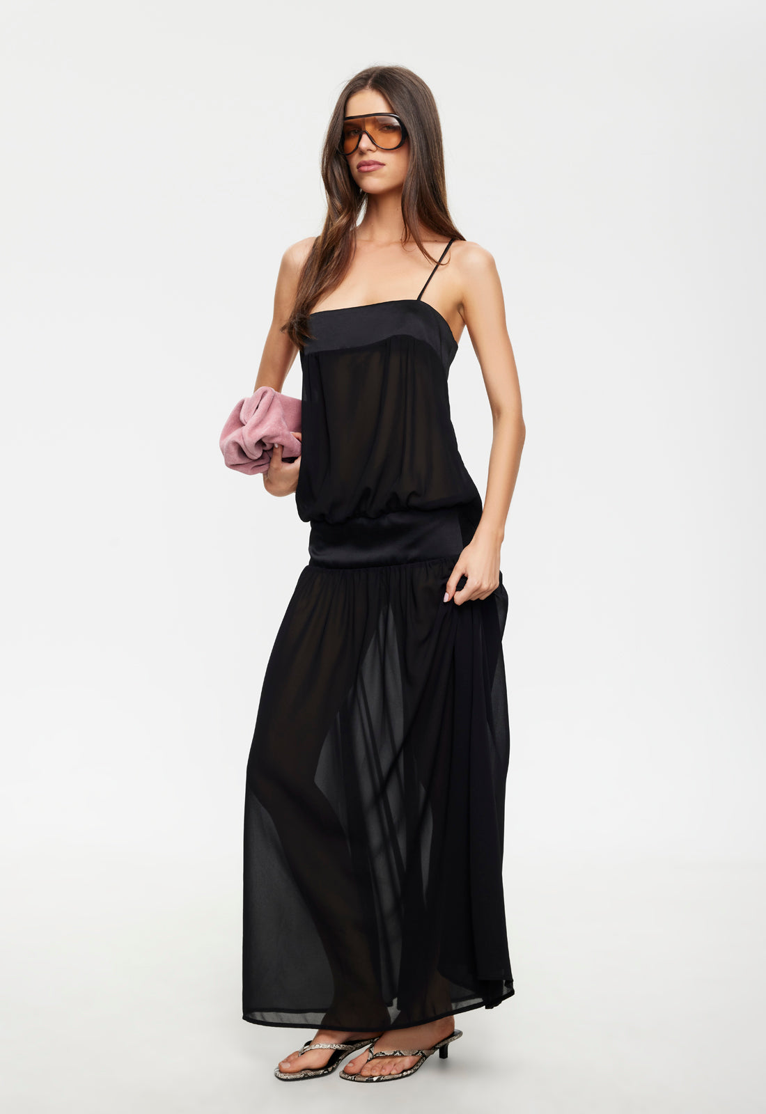 GRACIA MAXI DRESS - NOIR