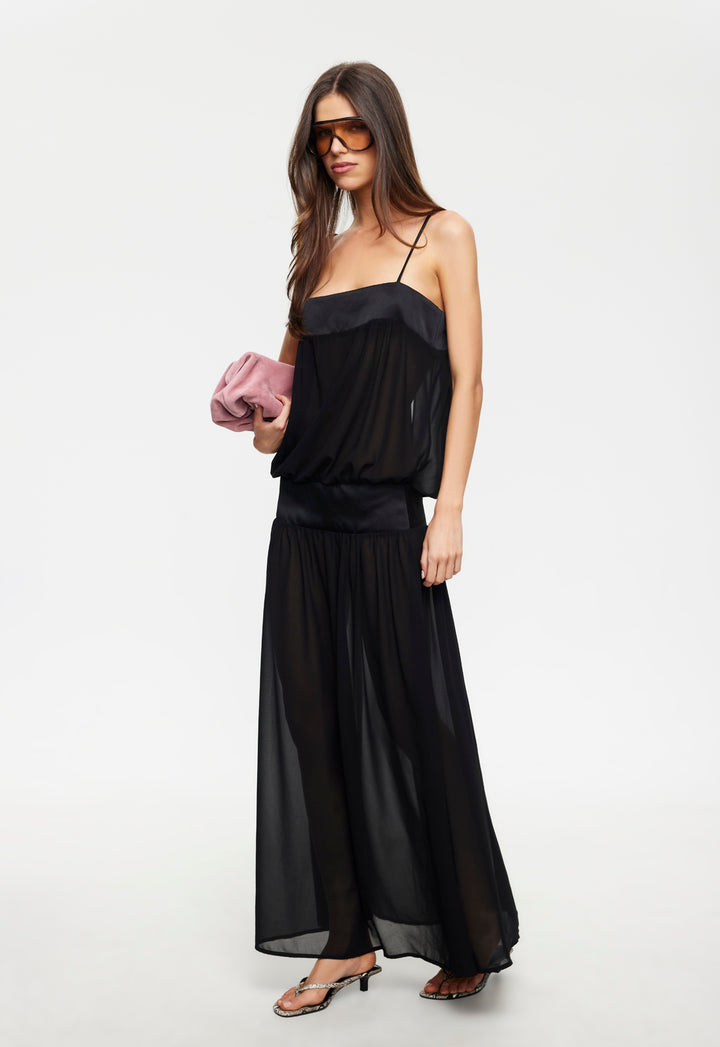 GRACIA MAXI DRESS - NOIR