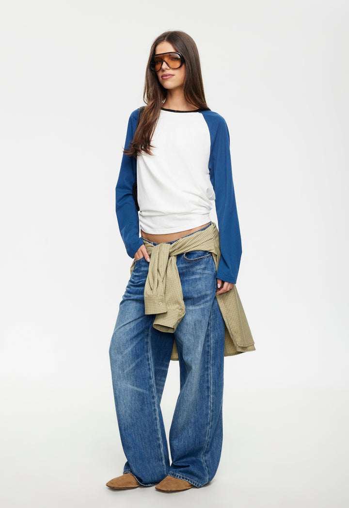 KRAVITZ BASEBALL TEE - BLUE