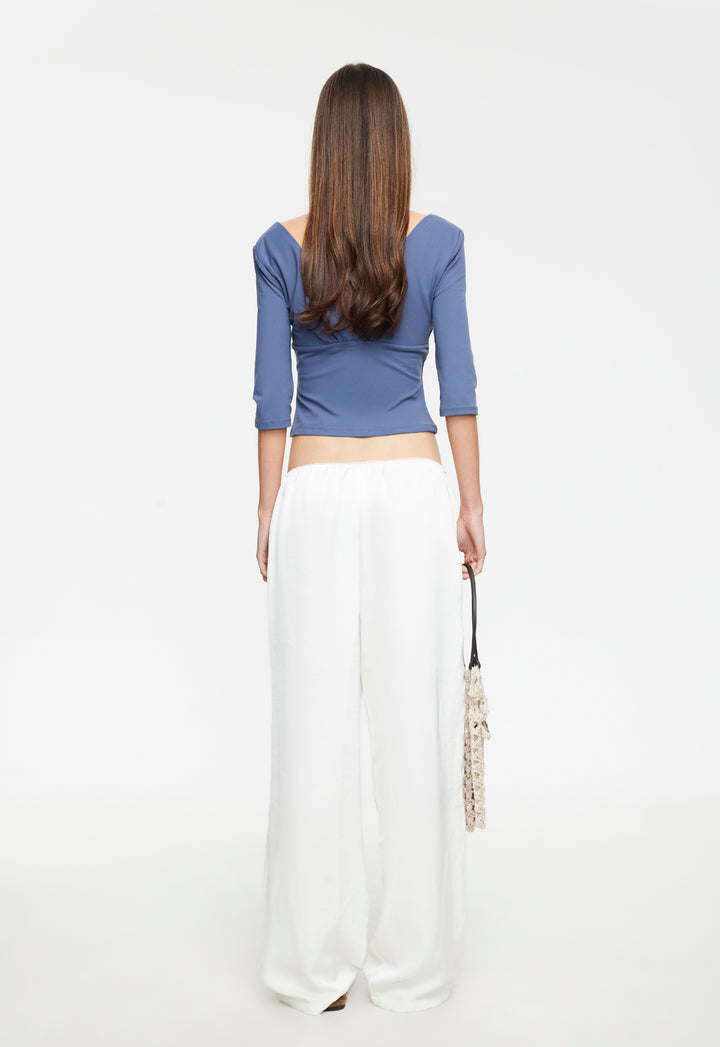 IN BLOOM PANT - PORCELAIN