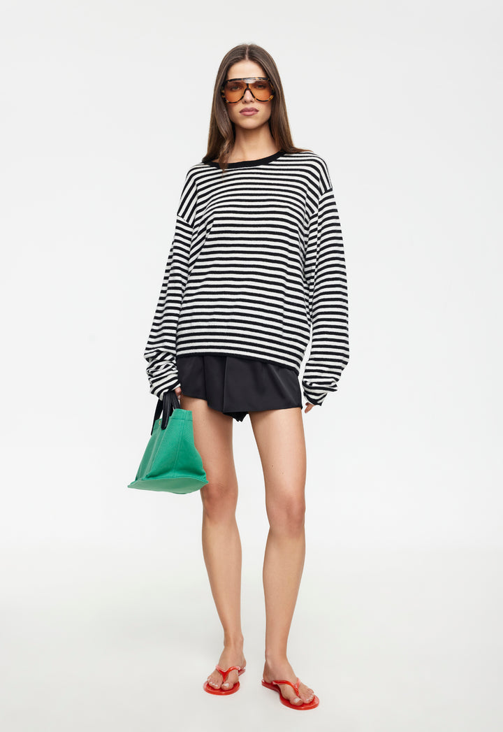 OLSEN KNIT - ONYX STRIPE
