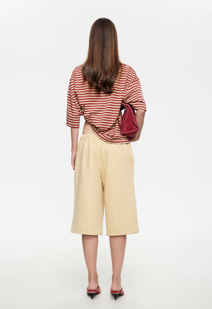 BLOOM SHORT SLEEVE - SAHARA CHERRY STRIPE