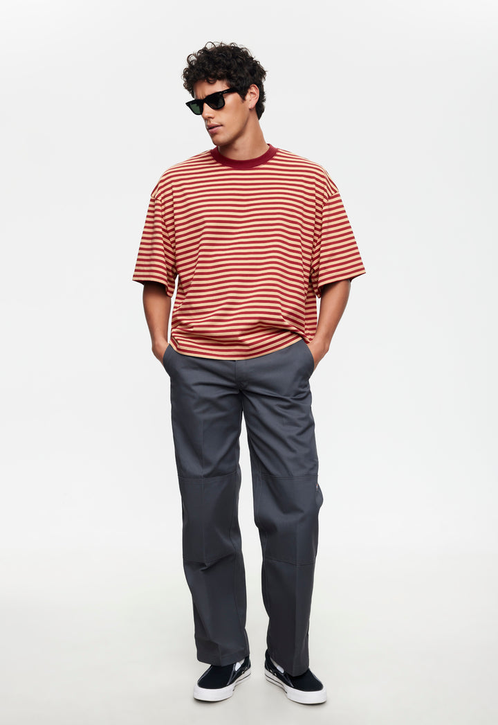 BLOOM SHORT SLEEVE - SAHARA CHERRY STRIPE