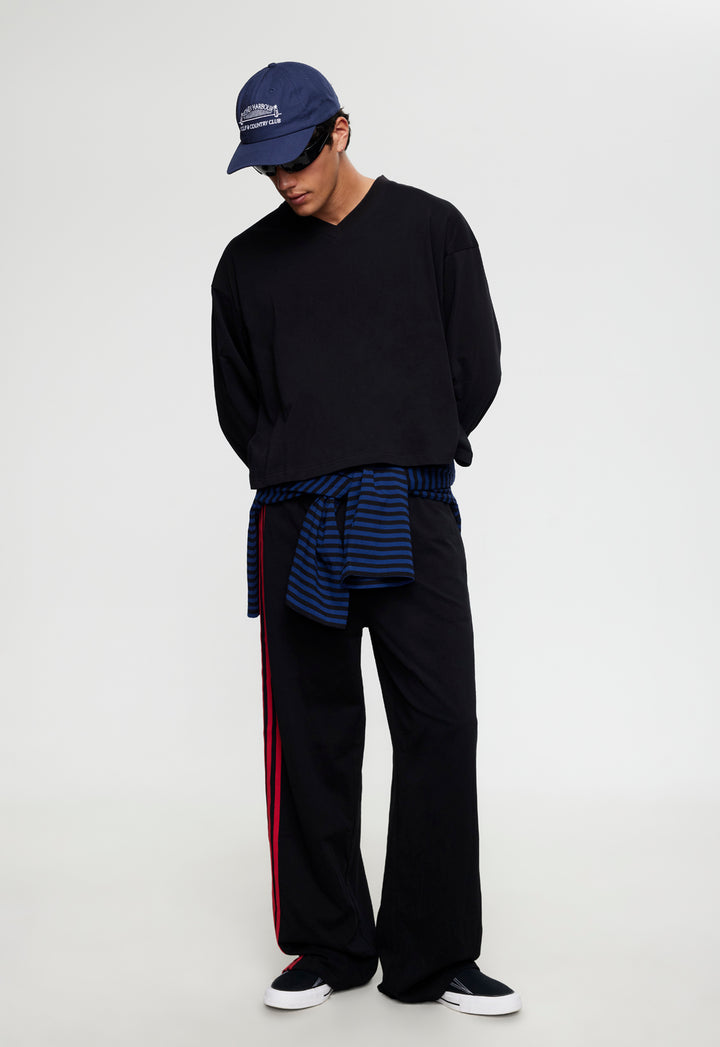 BLOOM V LONG SLEEVE - ONYX