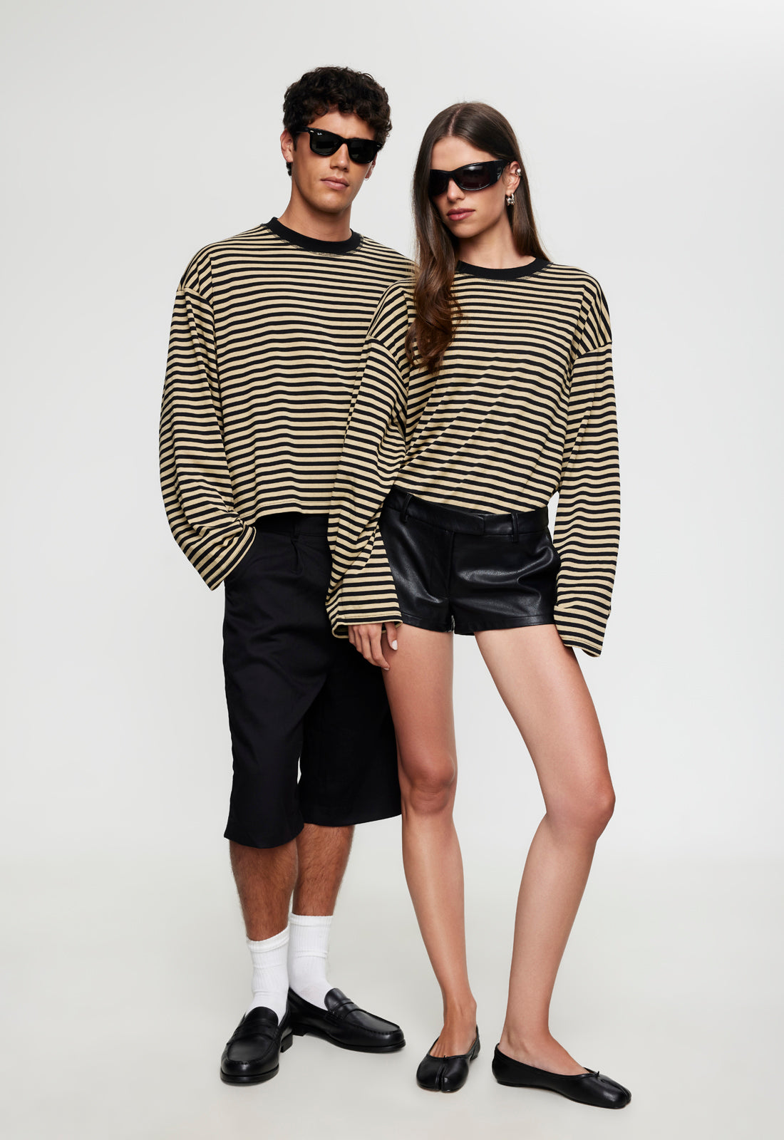 BLOOM LONG SLEEVE - SAHARA INK STRIPE