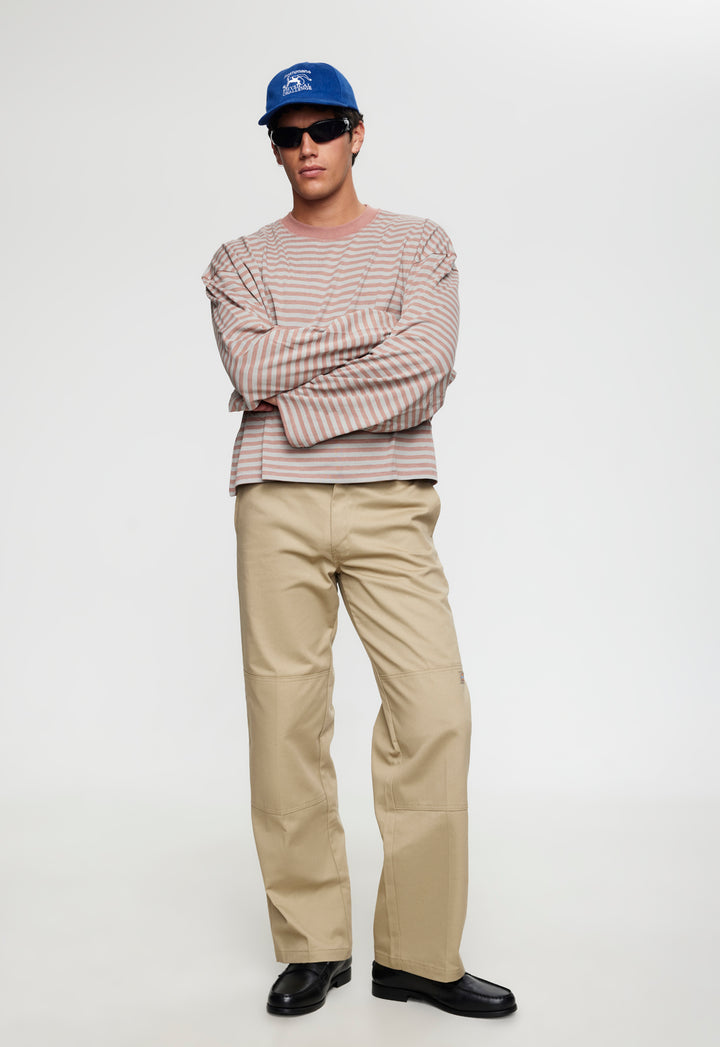 BLOOM LONG SLEEVE - MUTED PASTELS STRIPE