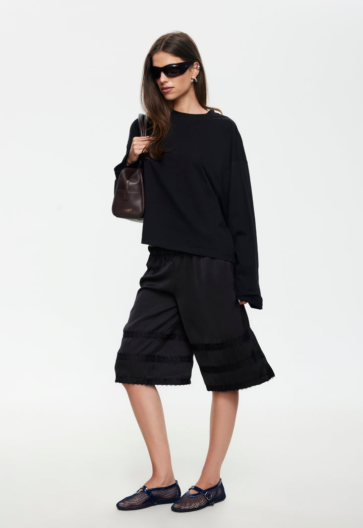 BLOOM LONG SLEEVE - ONYX