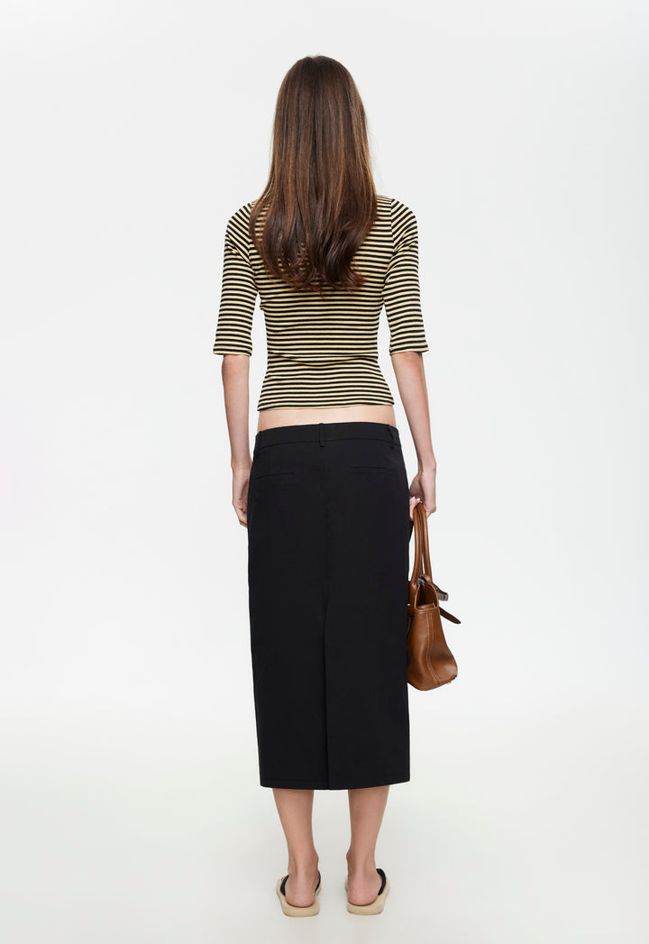 BLOOMING TEE - SAHARA INK STRIPE