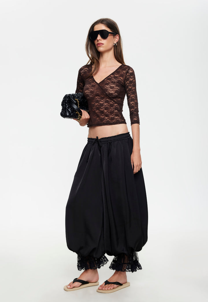 KISS & TELL PANT - NOIR