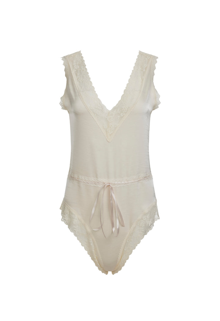 HEARTSTRINGS ROMPER - IVORY